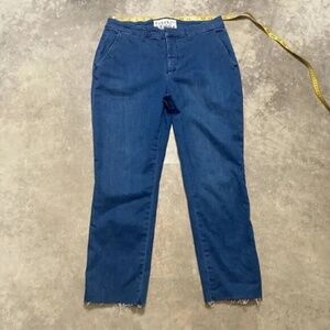 Frank Eileen Pants Womens 10 Wicklow Italian Chino Performance Denim Blue